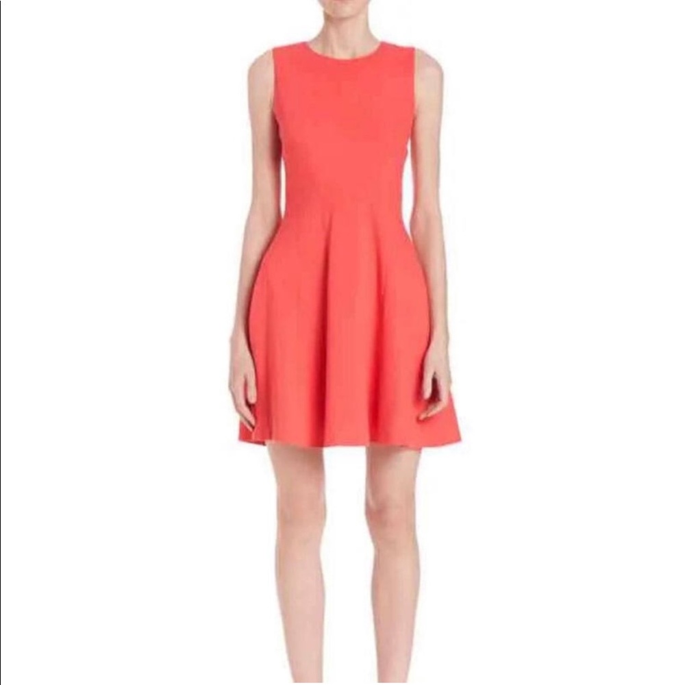 Diane von Furstenberg Flare Coral Dress
